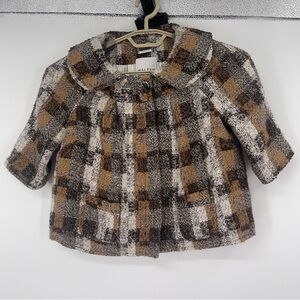 Walter Baker Plaid Tweed Jacket